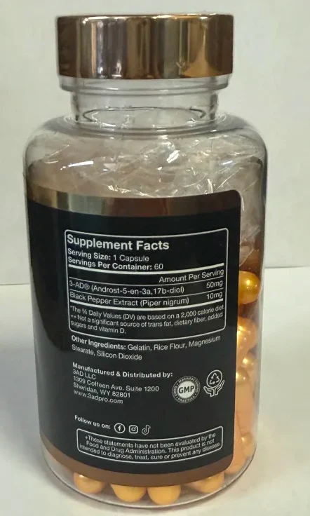 3-AD Black Series - 60 Capsules - Image 2