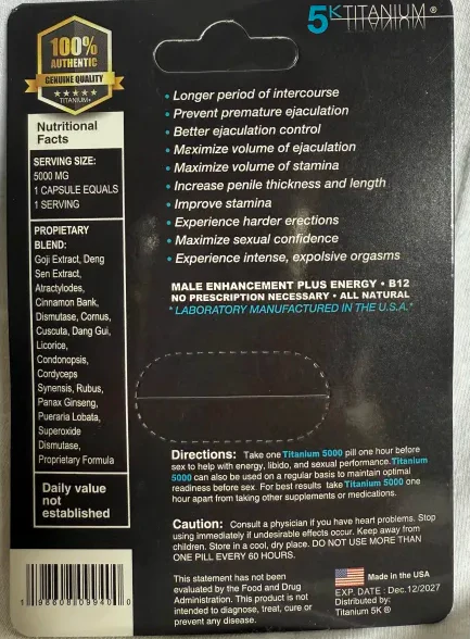 5K Titanium Male - Image 2