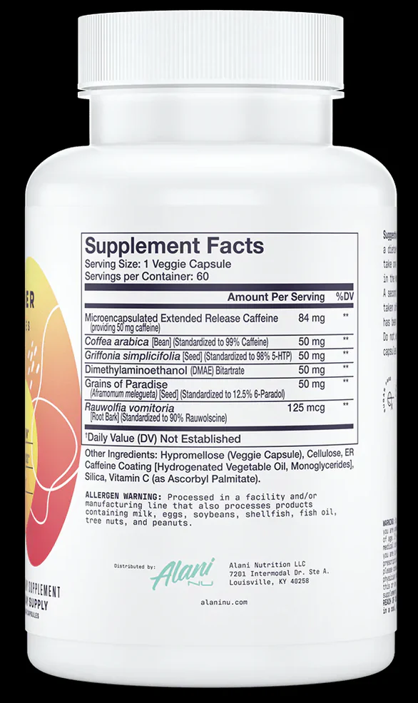 Alani Nu: Fat Burner, 60 Capsules - Image 2