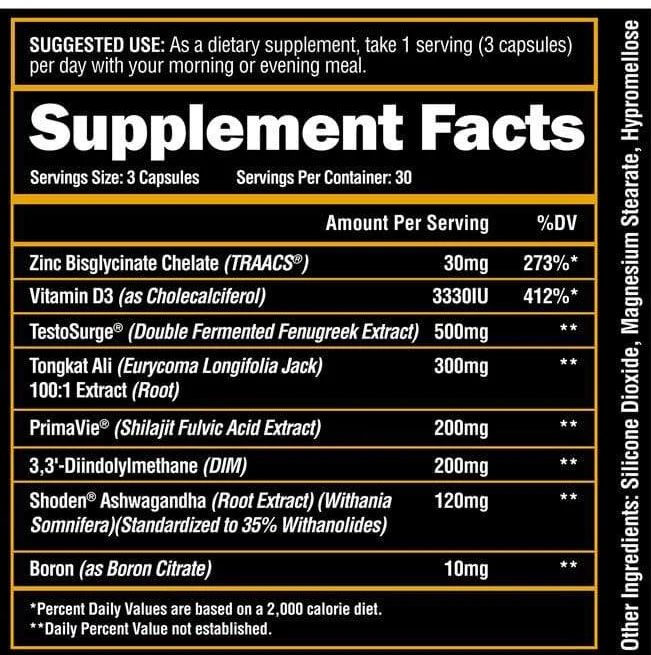 Alpha Lion: Super Human Test, 90 Capsules - Image 2