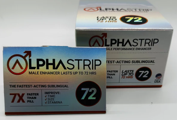 Alpha Strip 7X, 72hrs Male (3 Pack) Orange Packs