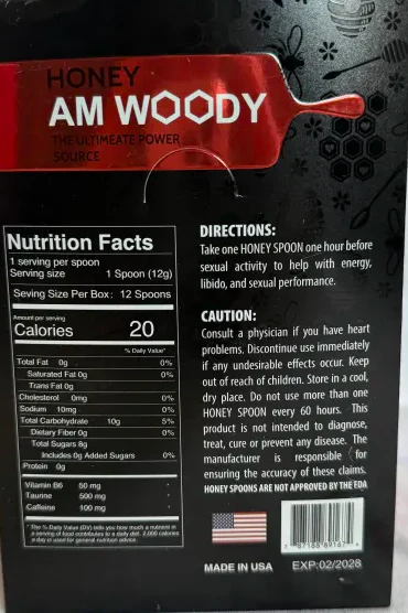 AM Woody Honey Spoon Male - Image 2