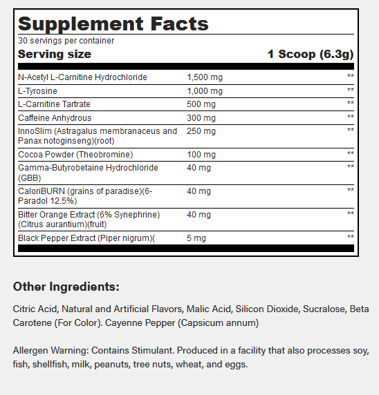 Axe & Sledge: 212 Thermo, 30 Servings - Image 2