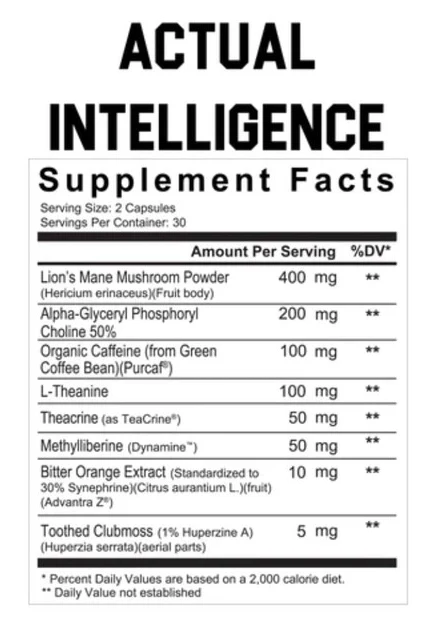 Axe & Sledge: Actual Intelligence 60 Capsules - Image 2