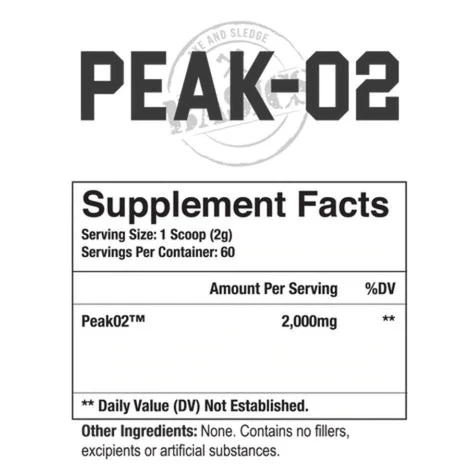 Axe & Sledge: Peak-02, 60 Servings - Image 2