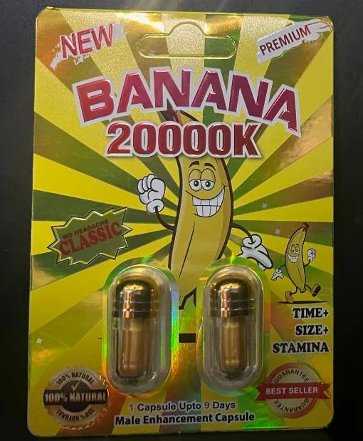 Banana 20000K Double Capsule Male