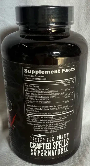 Black Magic: Pump I.V. 150 Capsules - Image 2
