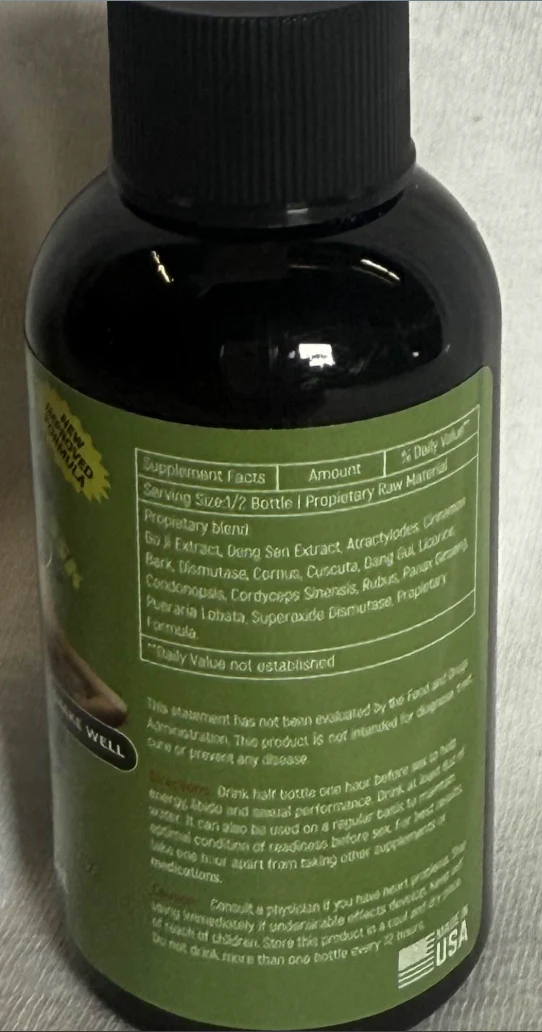 Black Mamba Premium Liquid Shot for Men - Image 2