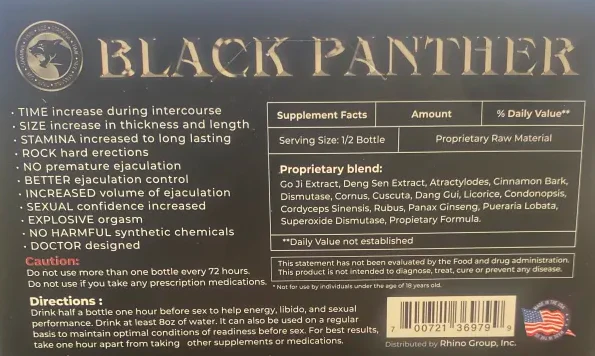 Black Panther Extreme 25000 Liquid Shot - Image 2