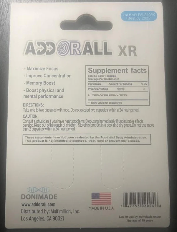 Donimade: Addorall XR 2 Capsule Pack - Image 2
