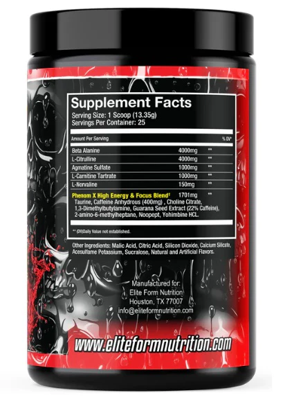 Elite Form: Phenom X, Pre Workout Masterpiece - Image 2
