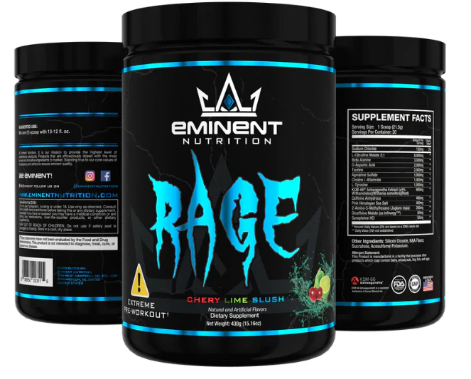 Eminent Nutrition: Rage - 20 Servings - Image 2
