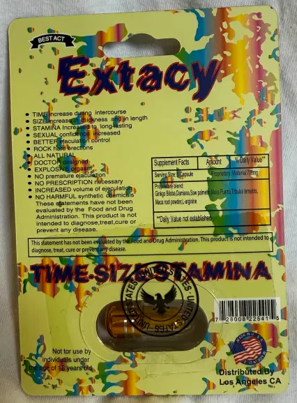Extacy 1000K Double Capsule Male - Image 2
