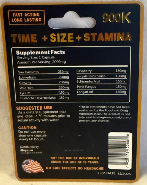 Fantastic Black 900k XXL Male - Image 2