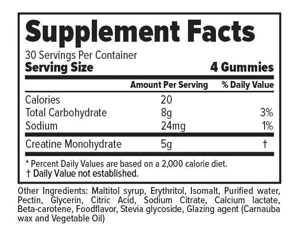 Finaflex: Creatine Gummies - 30 Servings - Image 3