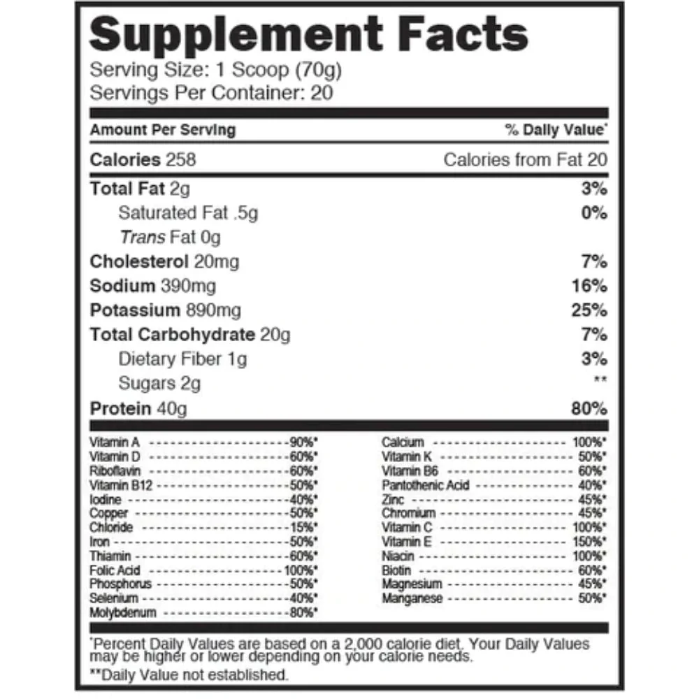 Gaspari: Ideal Meal, 3lb - Image 2