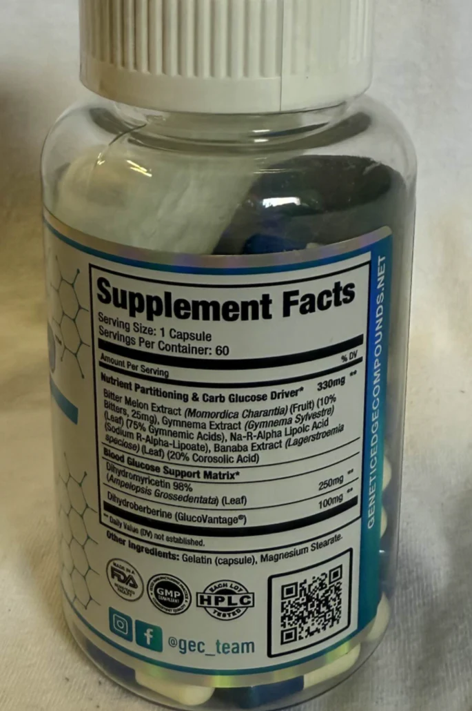 GEC Glycoshred - 60 Capsules - Image 2