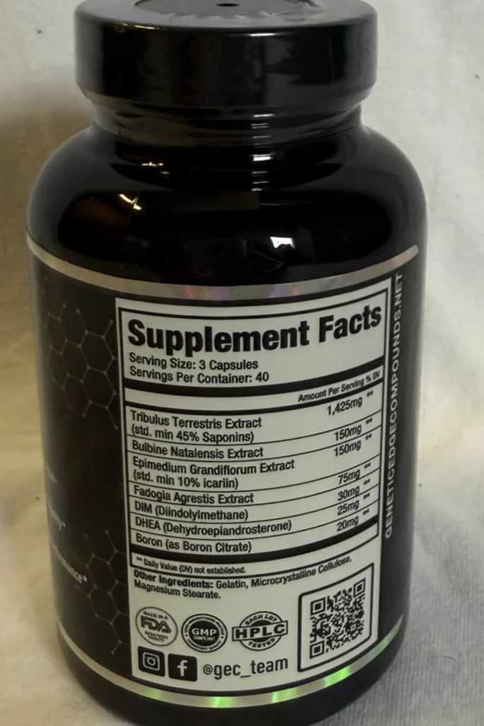 GEC Test MD - 120 Capsules - Image 2