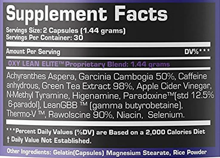 Genone: Oxy Lean Elite, 60 Capsules - Image 2