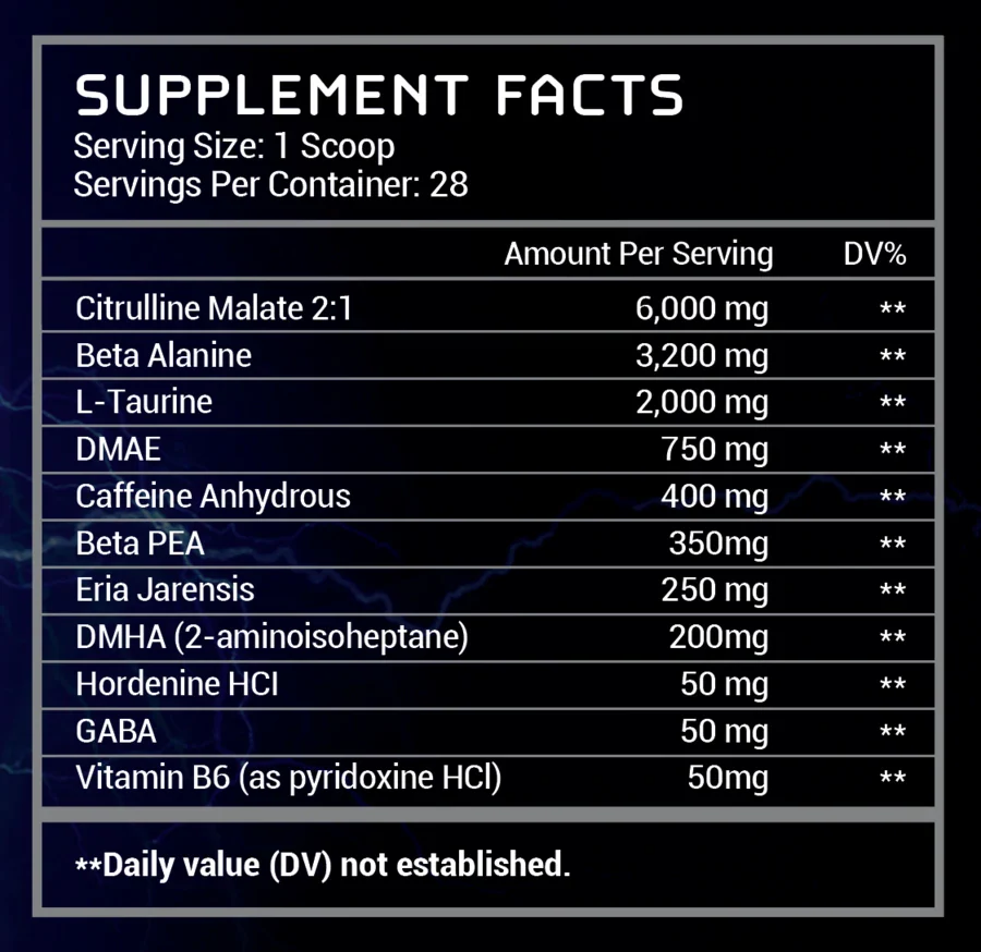 God Status Labz: Zeus Preworkout - Image 2