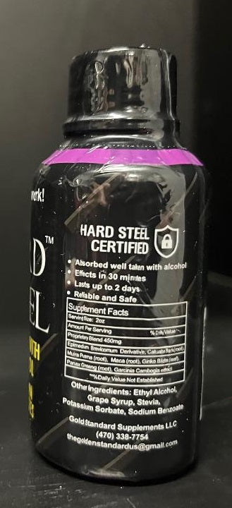 Hard Steel Purple Bottle Male  Shot - Image 2