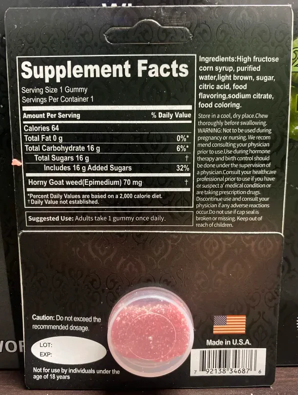 Hard Steel Watermelon Male Gummy - Image 2