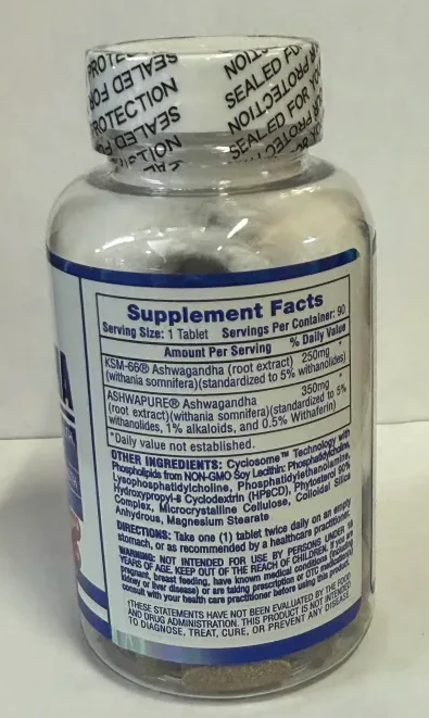 Hi-Tech: Ashwagandha, 90 Tablets - Image 2