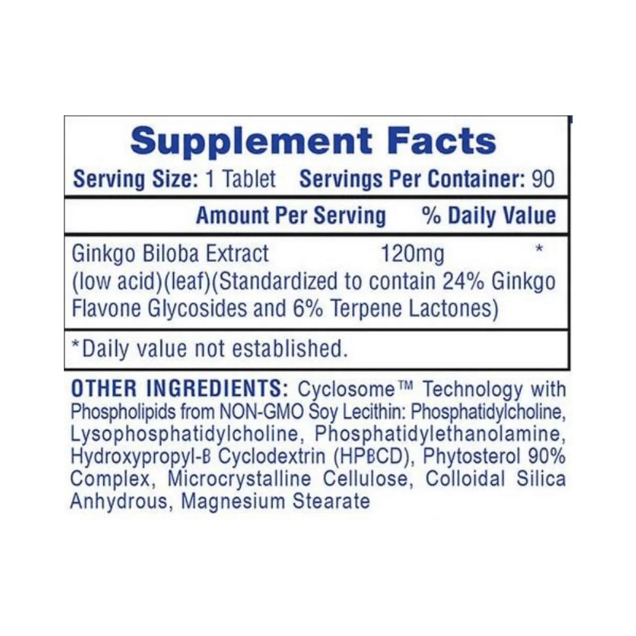 Hi-Tech: Ginco Biloba, 90 Tablets - Image 2