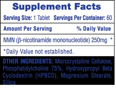Hi-Tech: NMN, 60 Tablets - Image 2