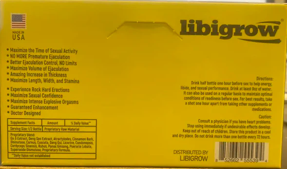 Libigrow Platinum 100k Male  Liquid Shot - Image 2