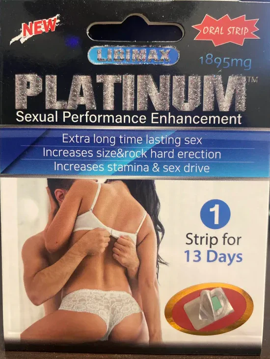 Libimax Platinum Oral Strip Male