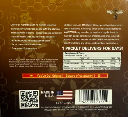 Maxxzen Perfect Gold 18000 Honey - Image 2