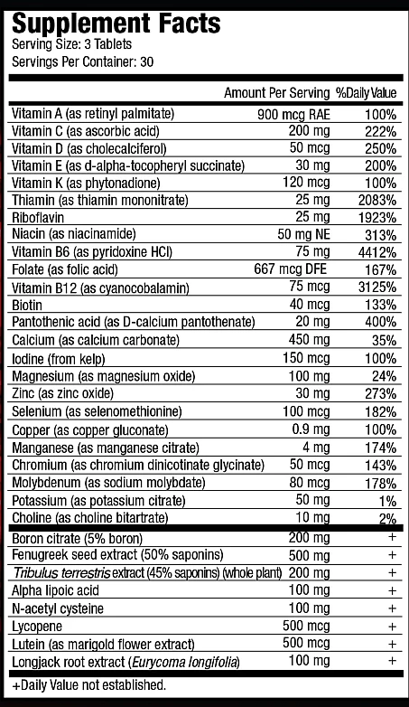 MuscleMeds: Vitamin T, 90 Tablets - Image 2
