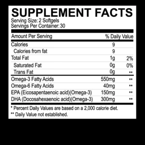 MyoBlox, Omega 3, 60 Softgels - Image 2