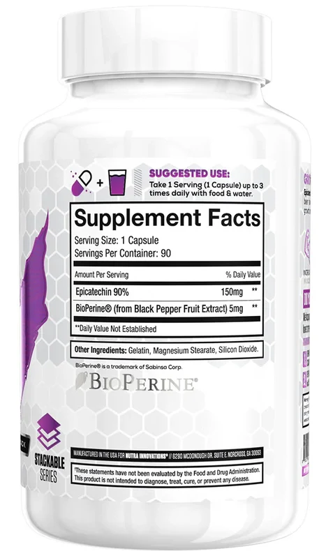 Nutra Innovations: Epicatechin, 90 Capsules - Image 2