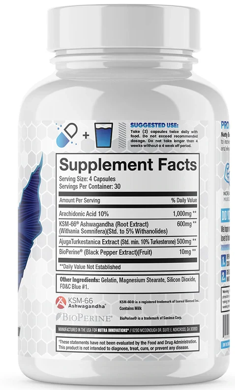 Nutra Innovations: Natty Bol, 120 Capsules - Image 2