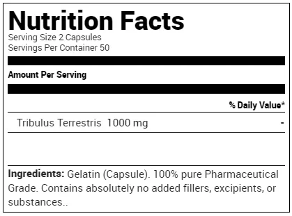 NutraKey: Tribulus, 100 Capsules - Image 2