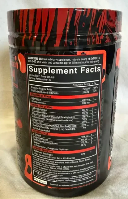 NutriFitt: Symbiote High Stim Pre Workout - Image 3