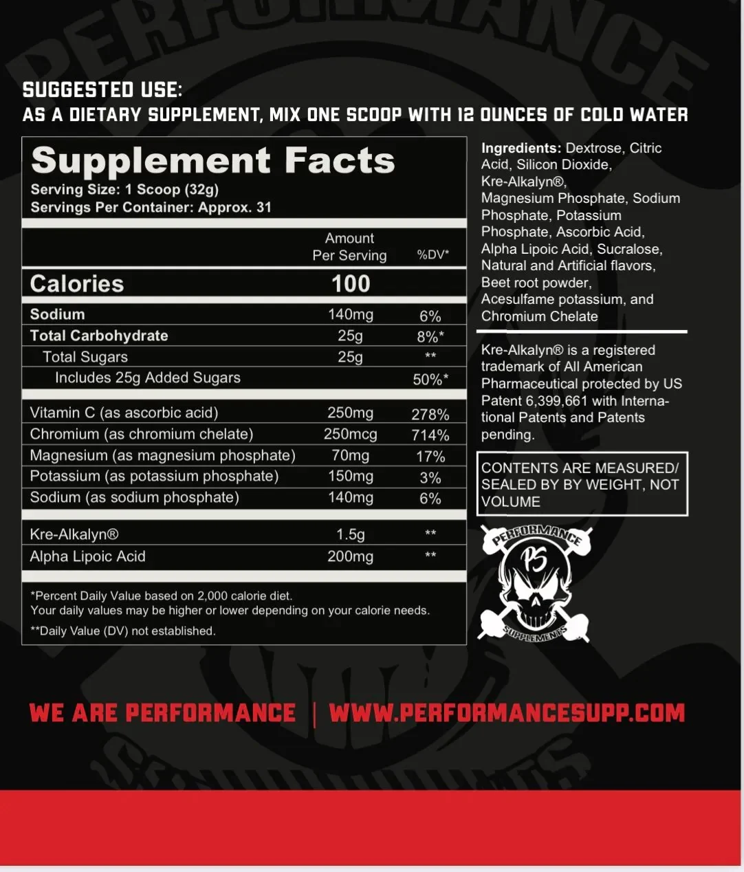 Performance Supplements: Krea-Grow Swole Candy - Image 2