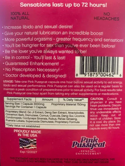 Pink Pussycat Female Double Capsule - Image 2