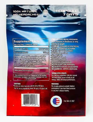 Raging Bull Male  6 Pill Pack - Image 2