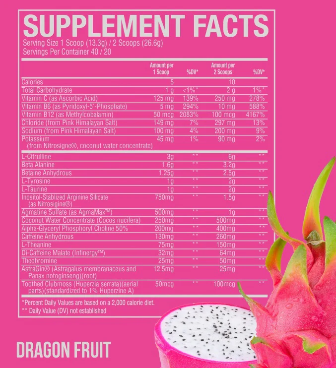 RAW Nutrition: BUM Thavage Pre-Workout - Image 2