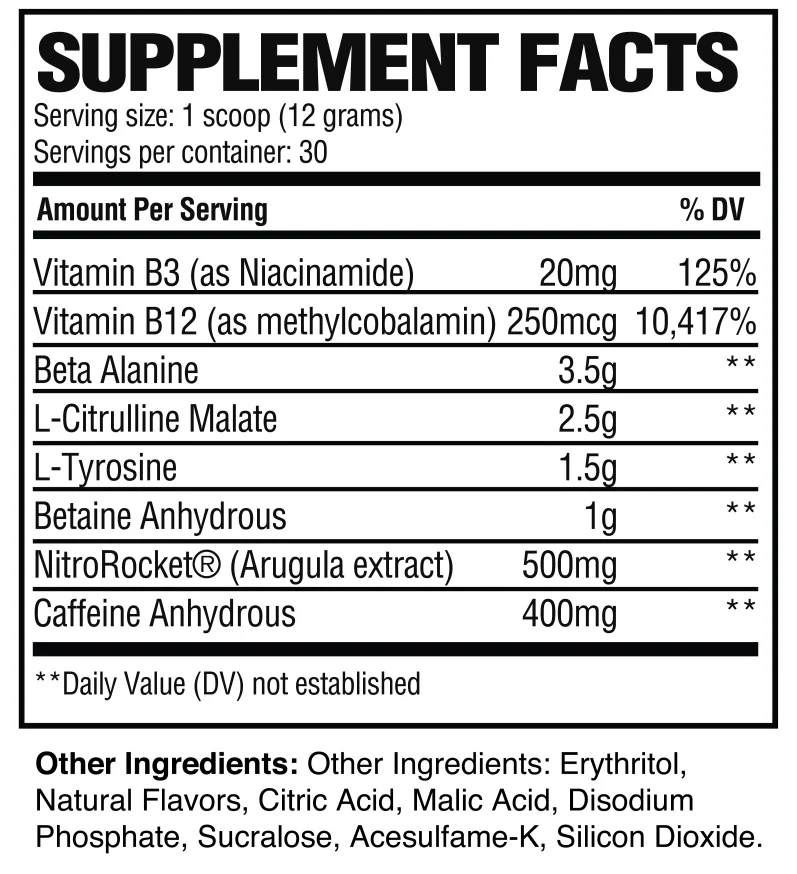 RAW Nutrition: Pump Non-Stim - Image 2