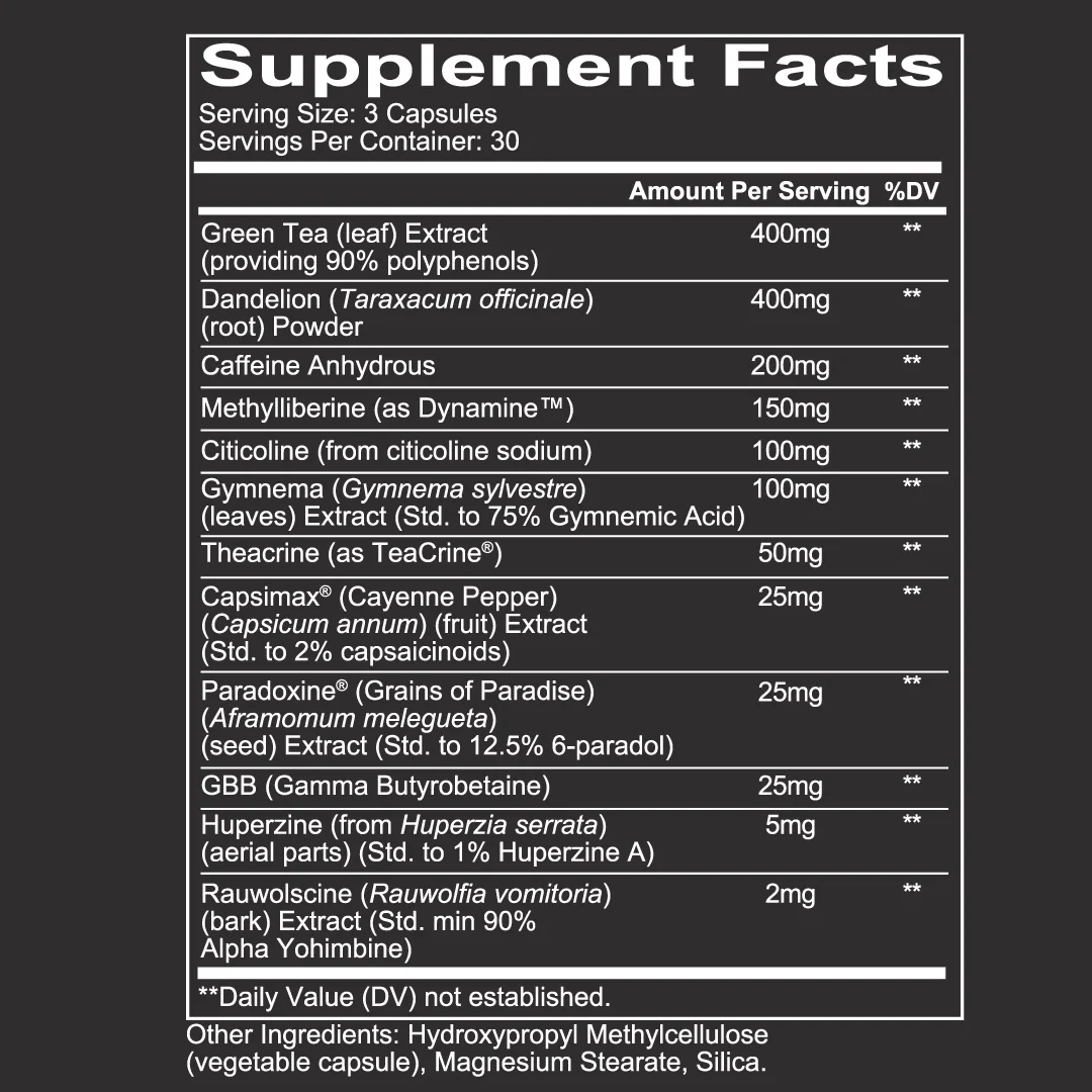 Redcon1: C-Burn, 90 Capsules - Image 2