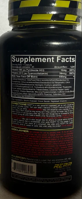 Repp Sports: Raze 3 LX, 90 Capsules - Image 2