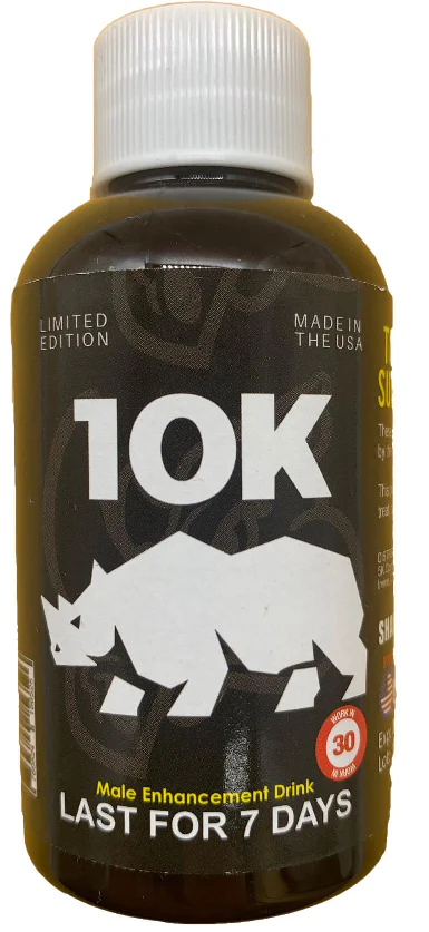 Rh1n0: 10k Male Shot, Black Bottle