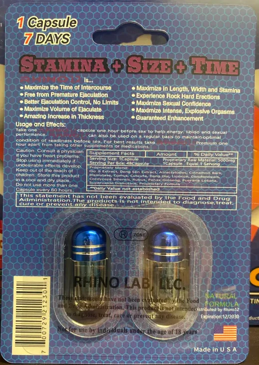 Rh1n0 12 Platinum 25000 Double Capsule Male - Image 2