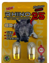Rh1n0 25 Platinum 35000 Double Capsule