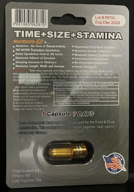 Rh1n0 69 Platinum 100K Super Long Lasting Capsule - Image 2