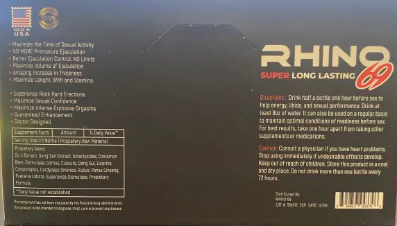 Rh1n0 69 Super Long Lasting 500k Purple Liquid Shot - Image 2